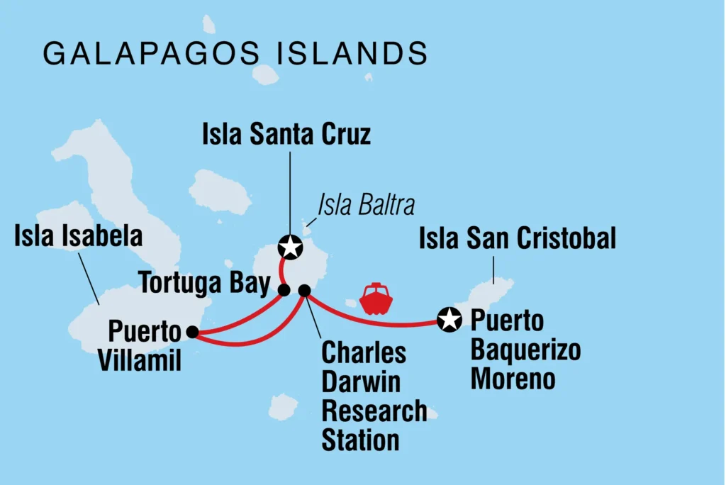 Galapagos Islands itineraries